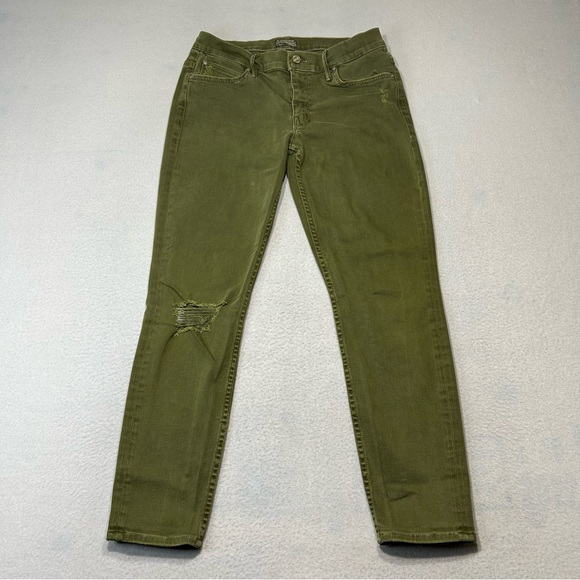 MOTHER The Muse Ankle Jeans in Kale Green Size 29 - Picture 3 of 13